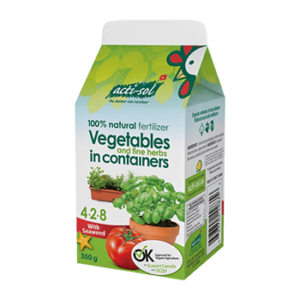 ACTI-SOL ENGRAIS LÉGUMES ET FINES HERBES 4-2-8 350G